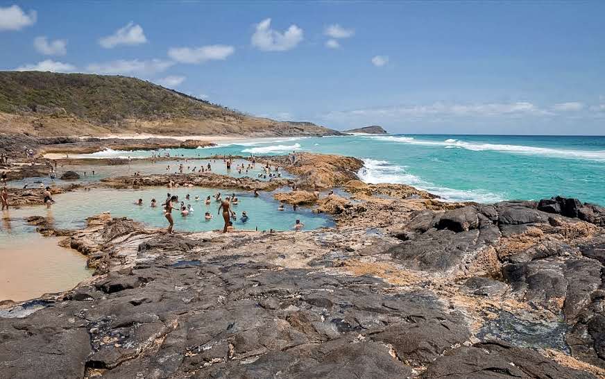 scenic view of the champagne pools